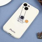 For iPhone SE 2022 / SE 2020 / 8 / 7 Astronaut Swinging Pattern TPU Phone Case(White) - 2