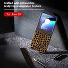 For Motorola Razr 50 ABEEL Black Edge Leopard Phone Case(Golden Leopard) - 2