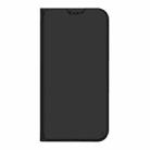 For iPhone 16 DUX DUCIS Skin Pro Series Flip Leather Phone Case(Black) - 2