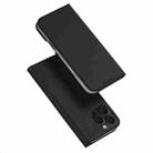 For iPhone 16 Pro Max DUX DUCIS Skin Pro Series Flip Leather Phone Case(Black) - 1