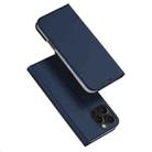 For iPhone 16 Pro Max DUX DUCIS Skin Pro Series Flip Leather Phone Case(Blue) - 1