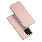 For iPhone 16 Pro Max DUX DUCIS Skin Pro Series Flip Leather Phone Case(Rose Gold) - 1