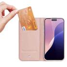 For iPhone 16 Pro Max DUX DUCIS Skin Pro Series Flip Leather Phone Case(Rose Gold) - 3