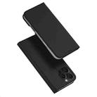 For iPhone 16 Pro DUX DUCIS Skin Pro Series Flip Leather Phone Case(Black) - 1