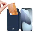 For iPhone 17 Pro Max DUX DUCIS Skin Pro Series Flip Leather Phone Case(Blue) - 3