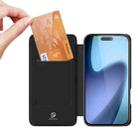 For iPhone 17 DUX DUCIS Skin Pro Series Flip Leather Phone Case(Black) - 3
