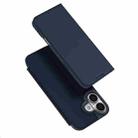 For iPhone 17 DUX DUCIS Skin Pro Series Flip Leather Phone Case(Blue) - 1