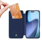 For iPhone 17 DUX DUCIS Skin Pro Series Flip Leather Phone Case(Blue) - 3