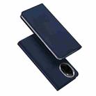 For Honor 100 Pro DUX DUCIS Skin Pro Series Flip Leather Phone Case(Blue) - 1