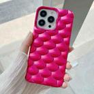 For iPhone 13 Pro 3D Scale Style TPU Phone Case(Rose Red) - 1