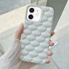 For iPhone 12 3D Scale Style TPU Phone Case(White) - 1