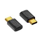 40Gbps 240W USB-C / Type-C Female to USB-C / Type-C Female Straight Adapter(Black) - 1