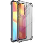 For Xiaomi Mi Note 10 Lite IMAK Full Coverage Shockproof TPU Protective Case(Transparent Black) - 1