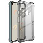 For Google Pixel 4a IMAK Full Coverage Shockproof TPU Protective Case(Transparent Black) - 1