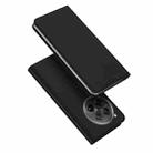 For OnePlus 12 DUX DUCIS Skin Pro Series Horizontal Flip Phone Leather Case(Black) - 1