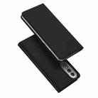 For OnePlus Nord CE4 / OPPO K12 DUX DUCIS Skin Pro Series Horizontal Flip Phone Leather Case(Black) - 1