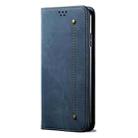 For OPPO Reno10 Denim Texture Flip Leather Phone Case(Blue) - 1