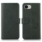 For iPhone 16e Cow Texture Leather Phone Case(Green) - 1