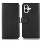 For iPhone 17 Cow Texture Leather Phone Case(Black) - 1