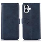 For iPhone 17 Cow Texture Leather Phone Case(Blue) - 1