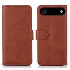For iPhone 17 Air Cow Texture Leather Phone Case(Brown) - 1