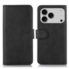 For iPhone 17 Pro Max Cow Texture Leather Phone Case(Black) - 1