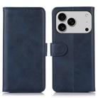 For iPhone 17 Pro Max Cow Texture Leather Phone Case(Blue) - 1