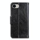 For iPhone 16e Nappa Texture Leather Case(Black) - 3