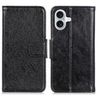 For iPhone 17 Nappa Texture Leather Case(Black) - 1