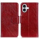 For iPhone 17 Nappa Texture Leather Case(Red) - 1