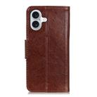 For iPhone 17 Nappa Texture Leather Case(Brown) - 3