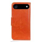 For iPhone 17 Air Nappa Texture Leather Case(Orange) - 3