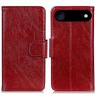 For iPhone 17 Air Nappa Texture Leather Case(Red) - 1