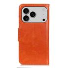 For iPhone 17 Pro Max Nappa Texture Leather Case(Orange) - 3