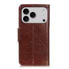 For iPhone 17 Pro Max Nappa Texture Leather Case(Brown) - 3
