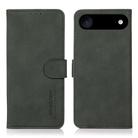 For iPhone 17 Air KHAZNEH Matte Texture Leather Phone Case(Green) - 1