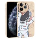 For iPhone 11 Pro Spaceman Binoculars Phone Case(Beige) - 1