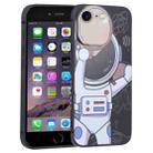 For iPhone SE 2022 / SE 2020 / 8 / 7 Spaceman Binoculars Phone Case(Black and Beige) - 1