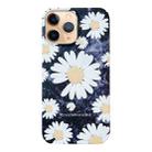 For iPhone 11 Pro Max Frosted Daisy Film Phone Case(White Flower) - 1