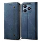 For Realme C63 / C61 Denim Texture Flip Leather Phone Case(Blue) - 1