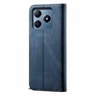 For Realme C63 / C61 Denim Texture Flip Leather Phone Case(Blue) - 3