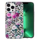 For iPhone 13 Pro IMD Shell Pattern TPU Phone Case(Leopard Flower) - 1