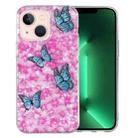 For iPhone 13 IMD Shell Pattern TPU Phone Case(Colorful Butterfly) - 1