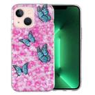 For iPhone 13 mini IMD Shell Pattern TPU Phone Case(Colorful Butterfly) - 1