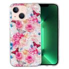 For iPhone 13 mini IMD Shell Pattern TPU Phone Case(Butterfly Flower) - 1