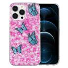 For iPhone 12 Pro Max IMD Shell Pattern TPU Phone Case(Colorful Butterfly) - 1