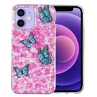 For iPhone 12 IMD Shell Pattern TPU Phone Case(Colorful Butterfly) - 1