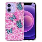 For iPhone 12 mini IMD Shell Pattern TPU Phone Case(Colorful Butterfly) - 1