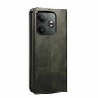 For Realme GT 6T 5G Global Oil Wax Crazy Horse Texture Leather Phone Case(Green) - 3