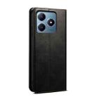 For Realme C63 / C61 Oil Wax Crazy Horse Texture Leather Phone Case(Black) - 3